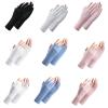 DGFJY Women Fingerless Gloves Uv Protection Gloves UV Shield Gloves Anti Uv Gloves For Gel Driving Gloves Gloves Uv Shi, 148 Pink view 2