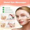 Beautistin 4 Pairs Reusable Under Eye Wrinkle Patches Silicone Mask, Plump Fine Lines & Wrinkles, with Metal Eye Cream Applicator, Tin Case, Cream view 4