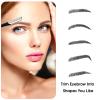 8 Pcs Eyebrow Razor, Dermaplaning Tool with Precision Cover Dermaplane Razor Face Razors for Women Eyebrow Trimmer Facial Hair Shavers Facial Hair Remover for Eyebrows and Peach Fuzz, black view 4