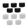 FOMIYES 10rolls Disposable Neck Strips for Haircuts Professional Protective Neck Paper Black White Convenient Adhesive Closure for Barbers and Salons view 1