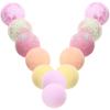 minkissy 12pcs Colorful Spa Shower Balls Moisturizing Bath Balls for Relaxing Soaks Bubbles Safe for Skin for Experience view 1