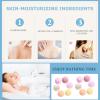 minkissy 12pcs Colorful Spa Shower Balls Moisturizing Bath Balls for Relaxing Soaks Bubbles Safe for Skin for Experience view 4