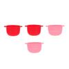 minkissy 4pcs Silicone Folding Waxing Bowls Heat-resistant Wax Warmer Bowls for Home Waxing Suitable for Face Underarm and Nose Hair Removal Random view 1