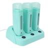 Yunir 3 in 1 Waxing Kit, Wax Warmer for Independent Switches, Hot Hard Wax Warmer for Removal, Easy Carry, Eyebrow, Bikini, Legs, Face, Brazilian Wax (US Plug 110V) view 2
