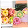 minkissy 4pcs Assorted Color Doughnut Shape Bath Salt Bombs for Moisturizing Skin Relaxing Bath Experience Women and Self-Care view 4