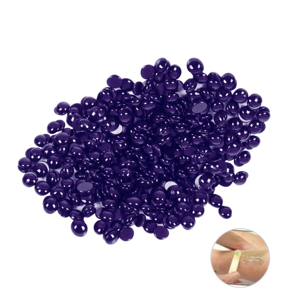 Gogogmee 50g Painless Hair Removal Wax Beans Hard Film Wax Beans for Women Men Easy Application for Face Arms Legs Safe Convenient Hair Removal