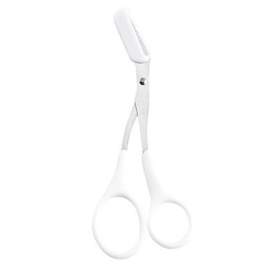 WELANGBN Eyebrow Trimmer with Razors, Eyebrow Scissors Comb for Women and Men, All-in-One Shaper Epilator Hair Remover, Multipurpose Exfoliating Dermaplaning Tool Razors Set-1 Pack