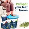 Foot Soak with Epsom Salts- Variety Pack of 4- Tea Tree Oil, Muscle Relief, Calming Lavender & Citrus Soak Callus Remover for Feet with Extra Strength Gel & Foot Pumice Stone Set view 3