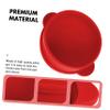 FOMIYES Heat-resistant Wax Melting Bowl Nonstick Silicone Inner Accessory for Removal for Waxing and Diy Mask Mixing Capacity Red view 2