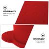 FOMIYES Heat-resistant Wax Melting Bowl Nonstick Silicone Inner Accessory for Removal for Waxing and Diy Mask Mixing Capacity Red view 4