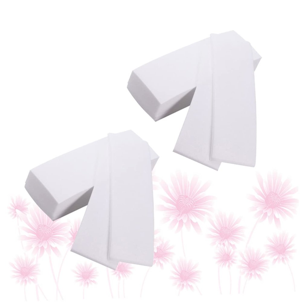 minkissy 2packs Body Hair Removal Ladies Depilatory Waxing Pads Professional Non-woven Hair Removal Paper Wax Comfortable Skin-friendly Easy to Cut for Better Results