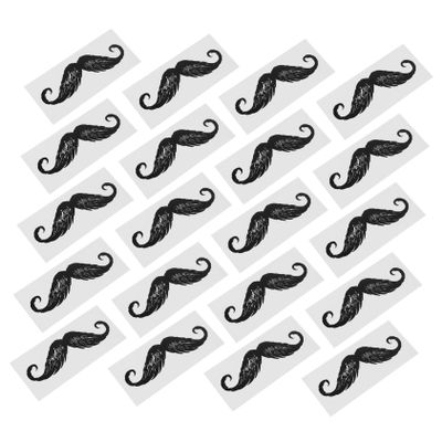 Beatifufu 20pcs Nose Hair Waxing Stickers for Safe Hair Removal Personal Care Depilation Accessories Protective Wax Strips for Facial and Beard Grooming