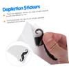 Beatifufu 20pcs Nose Hair Waxing Stickers for Safe Hair Removal Personal Care Depilation Accessories Protective Wax Strips for Facial and Beard Grooming view 2