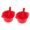 Beaupretty 2sets Hair Removal Wax Warmer Bowl Silicone Wax Warmer Pot Stirrer Sticks Easy to Clean view 1