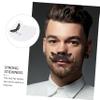 Beatifufu 20pcs Nose Wax Stickers Kit Facial Hair Remover Strips Beard Shaped Easy to Apply Healthy view 3