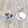 Caroline's Treasures Jellyfish Compact Mirror Decorative Travel Makeup Mirror for Women Girls Gifts Pocket Makeup Mirror Folding Handheld view 3