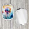 Caroline's Treasures Jellyfish Compact Mirror Decorative Travel Makeup Mirror for Women Girls Gifts Pocket Makeup Mirror Folding Handheld view 4