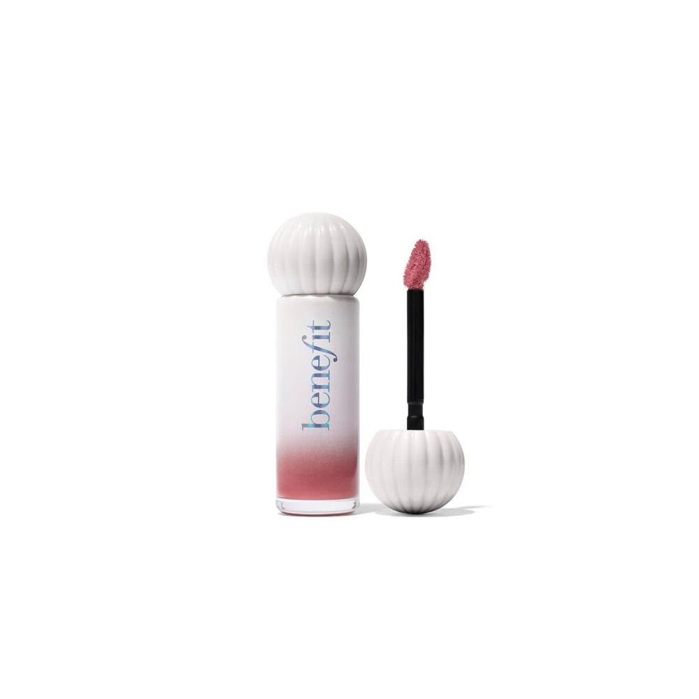 Benefit Plushtint Moisturizing Matte Lip Tint #2 Cream Puff (Almond Pink), 0.2 Ounce
