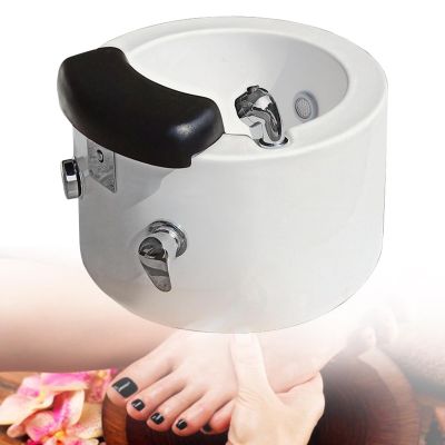 HENGCMM Acrylic Spa Footbath Nail Salon Pedicure deep Foot Bath Spa with Massage Nail Salon Pedicure Bathtub Footbath Nail Salon Pedicure Bathtub Colorful Light Surfing