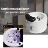HENGCMM Acrylic Spa Footbath Nail Salon Pedicure deep Foot Bath Spa with Massage Nail Salon Pedicure Bathtub Footbath Nail Salon Pedicure Bathtub Colorful Light Surfing view 2