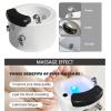 HENGCMM Acrylic Spa Footbath Nail Salon Pedicure deep Foot Bath Spa with Massage Nail Salon Pedicure Bathtub Footbath Nail Salon Pedicure Bathtub Colorful Light Surfing view 3