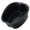 Chpbolly Foot Soaking Tub Sturdy Soaking Feet Bucket Large Size Foot Basin Thickened Massager Tub with Raised Massage Nodes Exfoliation Callus Pedicure Foots Spa Bath Bucket (Black) view 1