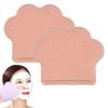 2Pcs Cat Claw Facial Sponges,Cute Cat Claw Shaped Facial Exfoliation Cleaning Sponges Reusable Makeup Removal Sponge, Adult Body Scrub Bath Sponge Exfoliating Gloves (Orange) view 1
