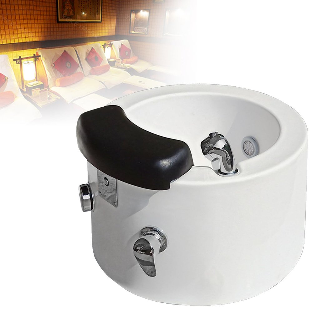 HENGCMM Foot Spa with Heat and Massage and Jets, Acrylic Massage Footbath Heated Portable Foot Spa Bathtub Pedicure Bowl Foot Spa Massager Adjustable Temperature Foot Bath