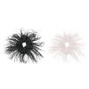 Tqyijhy Ostrich Feather Hair Ties Furry Scrunchies 1920s Headpiece Hair Scrunchie Elastic Hair Rope Hair Accessories For Girls Furry, White view 4