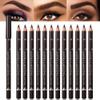 FeiCuiYun 12Pcs Eyebrow Pencils for Women, Wooden Hard-Core Dark Brown Eyebrow and Eyeliner Pencil, Long Lasting Waterproof and Sweat-Proof,Beginner Makeup Brow Pencil,Create a Natural Eye Brow Makeup view 1
