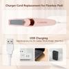 2 Pcs 5 FT Replacement Charger Cable for Flawless Pedi, Compatible with Finishing Touch Flawless Electric Foot Callus Remover, USB to DC Barrel Charging Cord for Flawless Pedicure Tool Pedicure Wand view 2