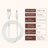 2 Pcs 5 FT Replacement Charger Cable for Flawless Pedi, Compatible with Finishing Touch Flawless Electric Foot Callus Remover, USB to DC Barrel Charging Cord for Flawless Pedicure Tool Pedicure Wand view 4