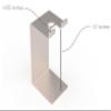 Generic Safety Razor Stand - Stainless Steel, Grey view 4