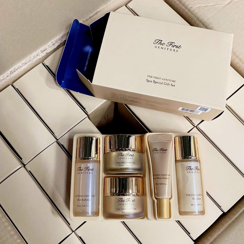 Special Gift Set Skin Care The First Gentiture Ohui 5pcs (Travel Size)