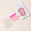 24Pcs Pink French Tip Press on Toenails Full Cover Short False Toenails with 3D Bow Charms Design Glossy Square Acrylic Toenails Pink Toe Nail Tips Glue on Toenails for Women and Girls Toenail Art view 3
