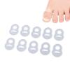 FILFEEL 10 Pcs Ingrown Toenail Corrector Ring, Silicone Ingrown Toe Correcting Nail Correct Brace Ring - Stretch Resistant, Reusable view 1
