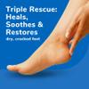 Dr Scholl's 3.5oz Dry Cracked Foot Repair Cream & Freeman 4oz Coconut & Aloe Foot Peeling Spray Bundle view 4