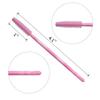 Mekupeu 50pcs Silicone Mascara Wand,Disposable Eyelash Brushes,Soft Lash Spoolie Brush For Eyelash Extensions (Pink) view 2