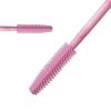 Mekupeu 50pcs Silicone Mascara Wand,Disposable Eyelash Brushes,Soft Lash Spoolie Brush For Eyelash Extensions (Pink) view 4