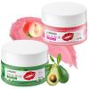 LingHaoLH 2PCS Lip Scrub Exfoliator,Gentle Lip Scrubber Exfoliator,Lip Exfoliator Scrub for Daily Lip Care,Lip Moisturizer for Nourishing LipPeach, Avocado view 1