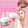 LingHaoLH 2PCS Lip Scrub Exfoliator,Gentle Lip Scrubber Exfoliator,Lip Exfoliator Scrub for Daily Lip Care,Lip Moisturizer for Nourishing LipPeach, Avocado view 2