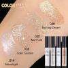 4Pcs Liquid Eyeshadow Eyeliner Kit Set for Korean Makeup, Sparkling Shimmer Metallic Eye Glitter Sequins for Under Eye Tear-Drop Make Up, Quick-Dry Loose Glitter Glue for Crystal Mermaid Looks view 3
