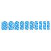 WUXEKZO Funny Teeth Nail Stickers - 5 PCS, Full Wrap Nail Art Designs Sticker DIY Nail Art Decor for Women, Pattern 318 view 3