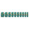 WUXEKZO Full Wrap Nail Art Stickers DIY Nail Art Designs for Women Fingernail Decorations Nail Art Accessories (Set of 5 Cute Lovely Otters Nail Sticker Nail Decals), Pattern 632 view 3