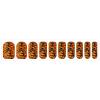 WUXEKZO Full Wrap Nail Art Stickers Manicure Kits Nail Art Designs for Women Girls Manicure or Nail Salon (5 Pcs Tiger Stripe Animal Print Nail Art Designs Sticker), Pattern 970 view 3