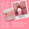 Camille Rose Mint Condition Braid Gel, with Aloe and Sea Moss, for Moisture, Shine, and Curly to Coily Hair Types, 12 oz view 2