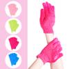4 Pairs Bath Exfoliating Gloves Scrub, Double Sided Bath Mitts Scrubs for Shower, Exfoliating Shower Mitt Body Scrubber Glove, Bathing Accessories for Bath, Spa (Rose, Glass Green, Pink, Blue) view 3