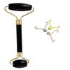 Blessfull Healing Black Tourmaline Gua Sha SPA Jade Massage Roller Massager Eye Face Neck Facial Relaxation Slimming Tool view 1