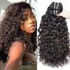 Yavida Water Wave Human Hair Bundles Wet and Wavy Bundles Human Hair Brazilian Unprocessed Remy Hair Water Wave Weave Extensions 16 18 20 Inch Natural Black view 1