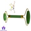 Blessfull Healing Green Aventurine Gua Sha SPA Jade Massage Roller Massager Eye Face Neck Facial Relaxation Slimming Tool view 4